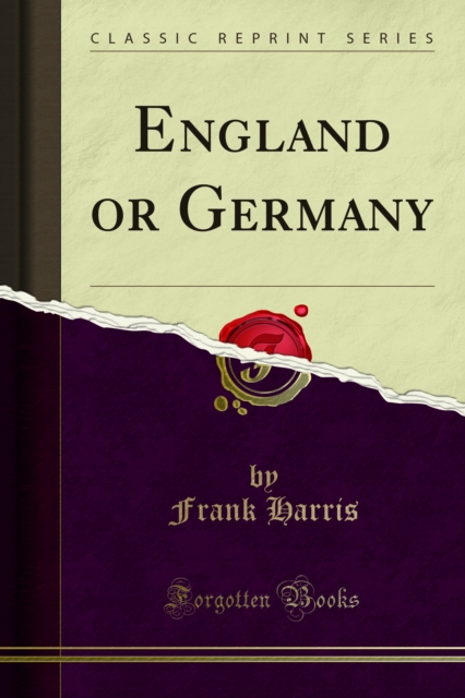 Book Cover for England or Germany by Frank Harris