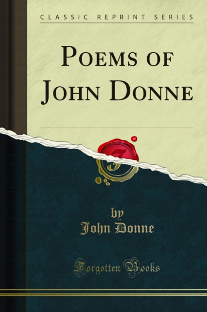 Book Cover for Poems of John Donne by John Donne