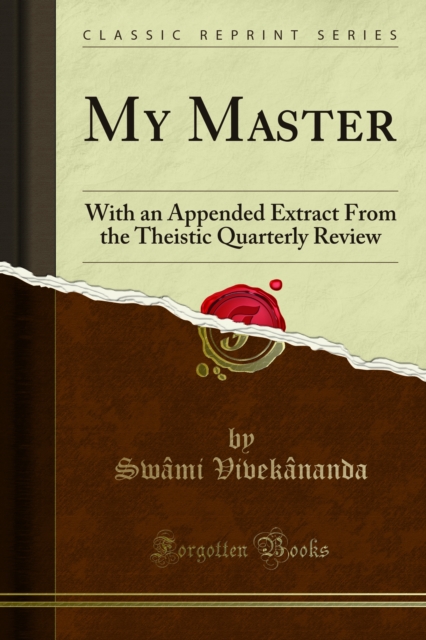 Book Cover for My Master by Swami Vivekananda