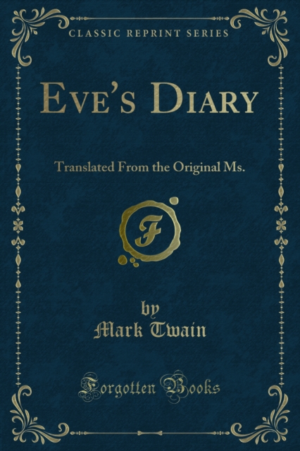 Book Cover for Eve's Diary by Mark Twain
