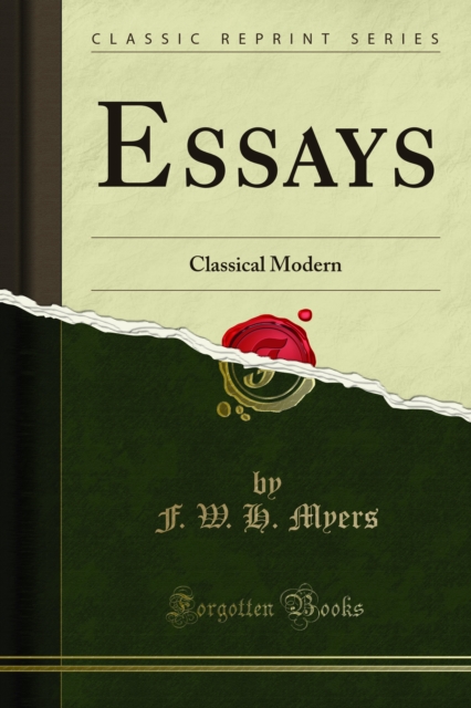 Book Cover for Essays by F. W. H. Myers