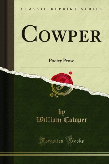 Book Cover for Cowper by William Cowper