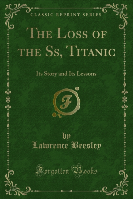 Book Cover for Loss of the Ss, Titanic by Lawrence Beesley