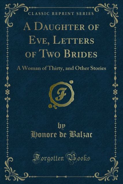 Book Cover for Daughter of Eve, Letters of Two Brides by Honore de Balzac