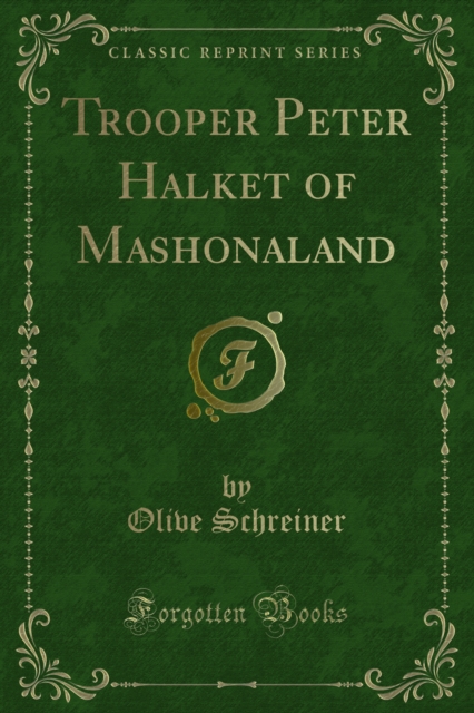 Book Cover for Trooper Peter Halket of Mashonaland by Olive Schreiner