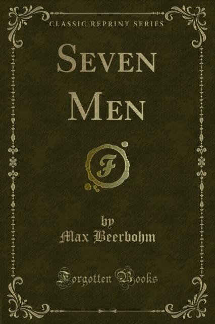 Book Cover for Seven Men by Max Beerbohm