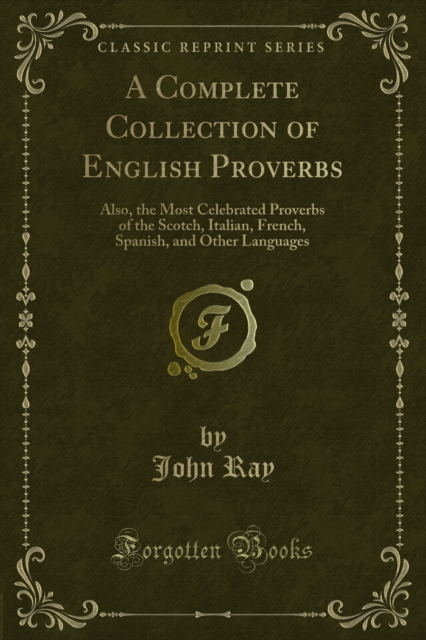 Book Cover for Complete Collection of English Proverbs by John Ray