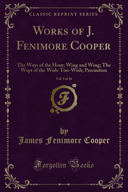 Book Cover for Works of J. Fenimore Cooper by Cooper, James Fenimore