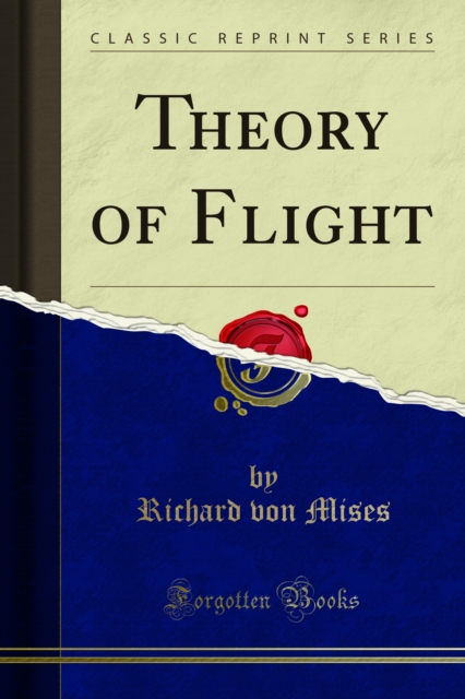 Book Cover for Theory of Flight by Richard von Mises