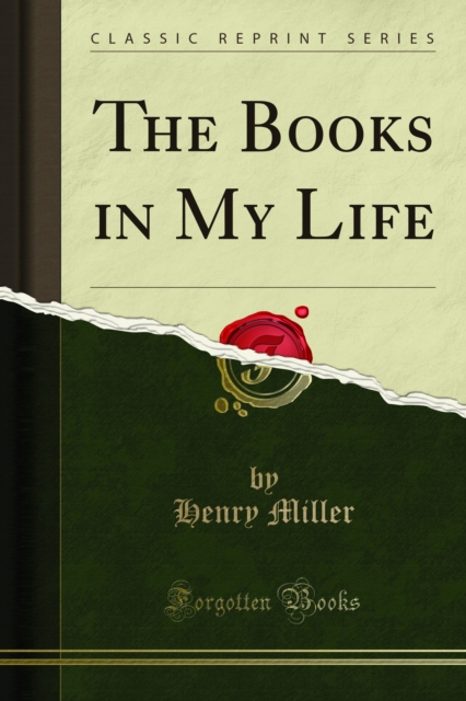 Book Cover for Books in My Life by Henry Miller