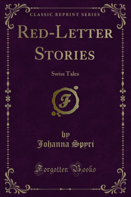 Book Cover for Red-Letter Stories by Johanna Spyri