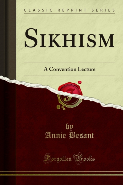 Book Cover for Sikhism by Annie Besant