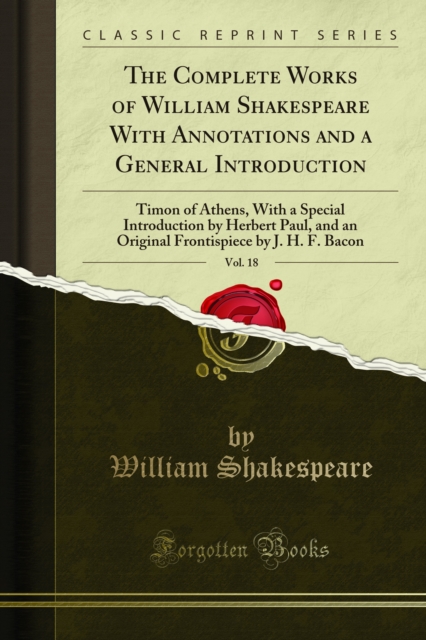 Book Cover for Complete Works of William Shakespeare With Annotations and a General Introduction by Shakespeare, William