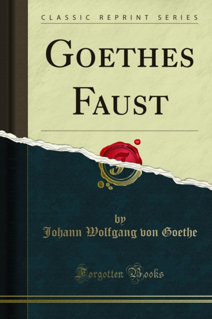 Book Cover for Goethes Faust by Johann Wolfgang von Goethe