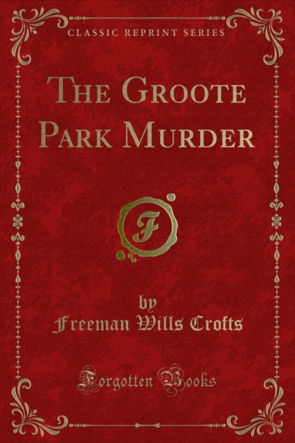 Book Cover for Groote Park Murder by Freeman Wills Crofts