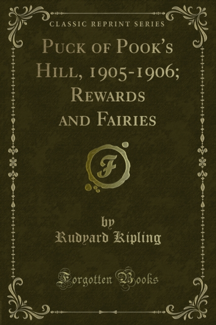 Book Cover for Puck of Pook's Hill, 1905-1906; Rewards and Fairies by Rudyard Kipling