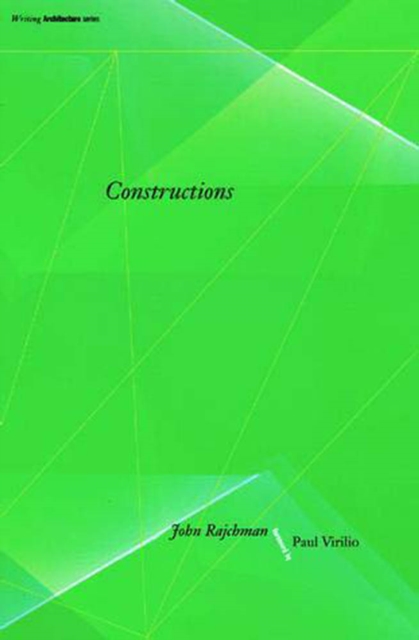 Book Cover for Constructions by John Rajchman