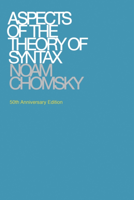 Book Cover for Aspects of the Theory of Syntax by Noam Chomsky