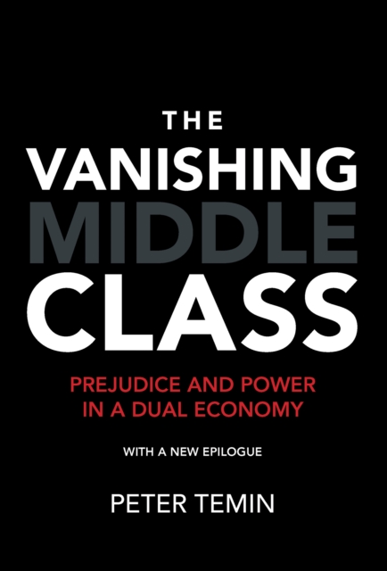 Book Cover for Vanishing Middle Class by Peter Temin