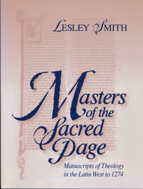 Book Cover for Masters of the Sacred Page by Lesley Smith