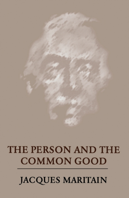 Book Cover for Person and the Common Good by Jacques Maritain