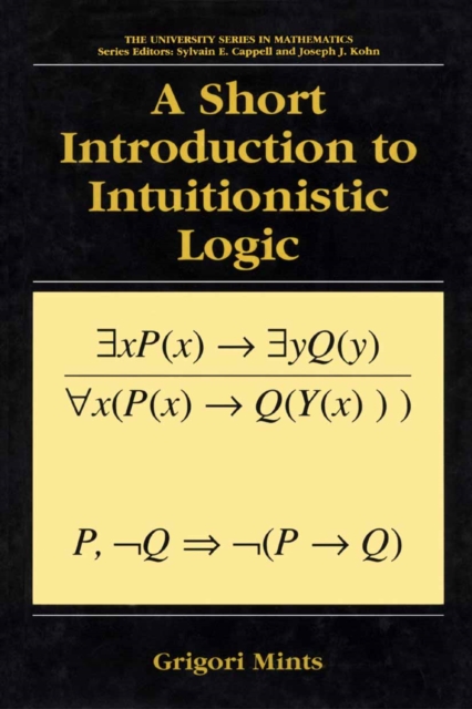 Book Cover for Short Introduction to Intuitionistic Logic by Grigori Mints