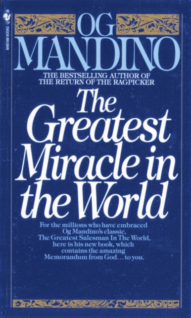 Book Cover for Greatest Miracle in the World by Og Mandino