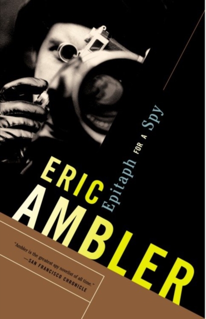 Book Cover for Epitaph for a Spy by Eric Ambler