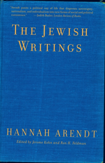 Book Cover for Jewish Writings by Hannah Arendt