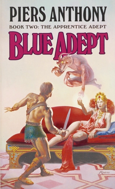 Book Cover for Blue Adept by Piers Anthony