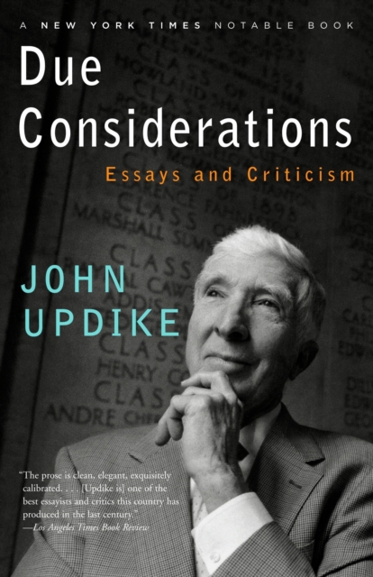 Book Cover for Due Considerations by John Updike