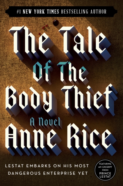 Book Cover for Tale of the Body Thief by Rice, Anne