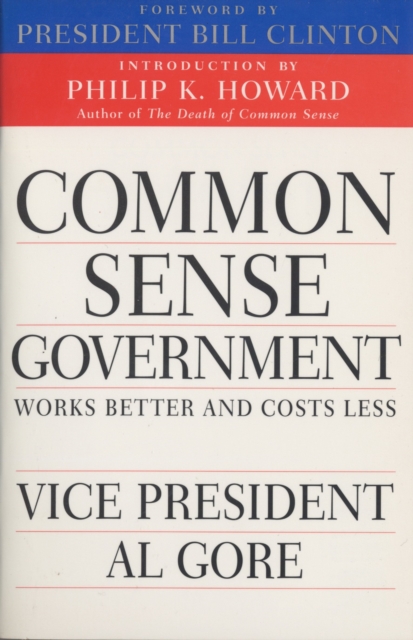 Book Cover for Common Sense Government by Al Gore