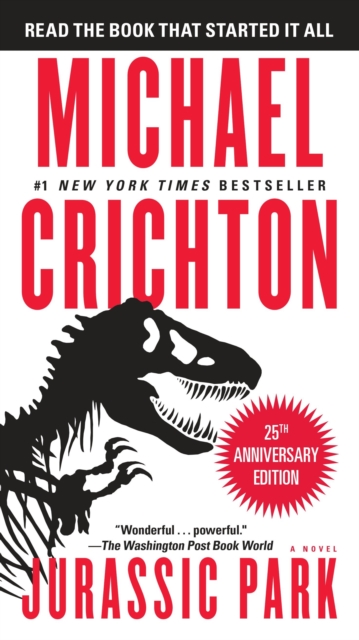 Book Cover for Jurassic Park by Michael Crichton