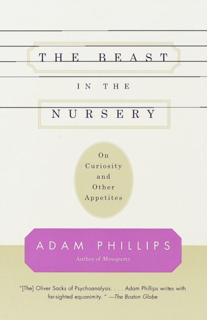 Book Cover for Beast in the Nursery by Adam Phillips