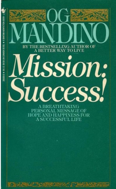 Book Cover for Mission: Success! by Og Mandino