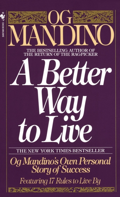 Book Cover for Better Way to Live by Og Mandino