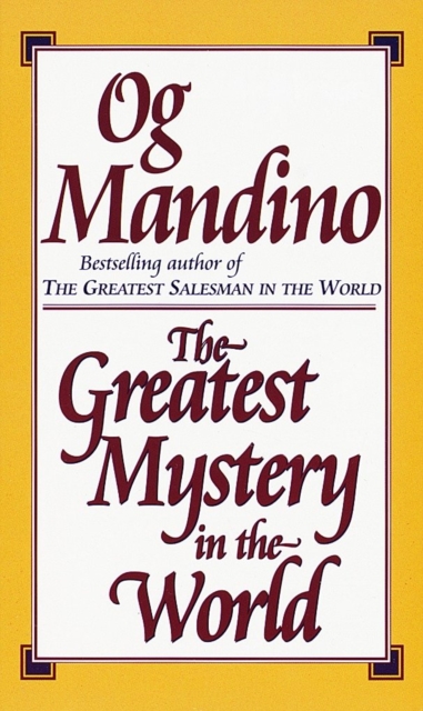 Book Cover for Greatest Mystery in the World by Og Mandino