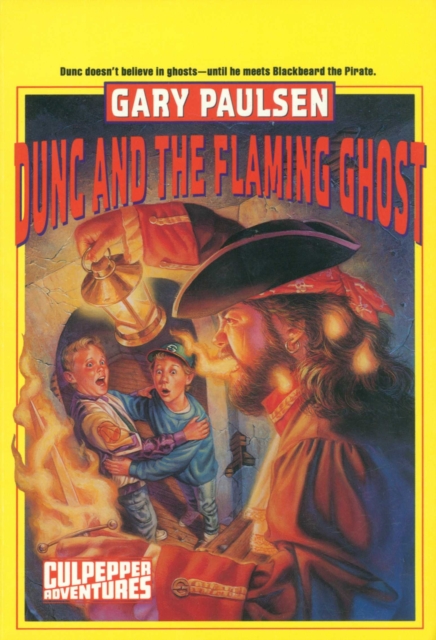 Book Cover for DUNC AND THE FLAMING GHOST by Paulsen, Gary