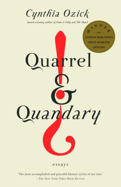 Book Cover for Quarrel & Quandary by Cynthia Ozick