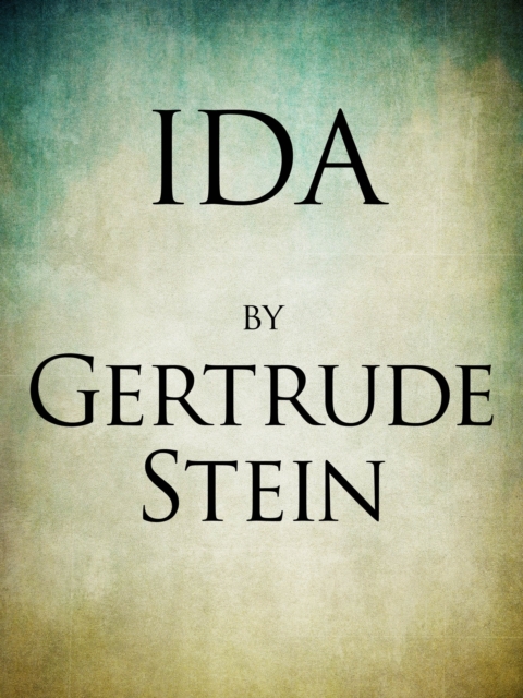 Book Cover for Ida by Stein, Gertrude