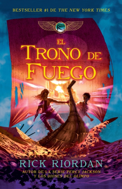 Book Cover for El trono de fuego by Rick Riordan