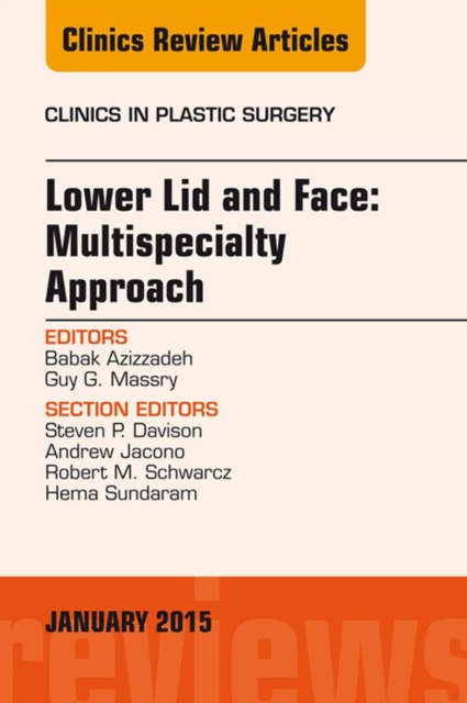 Book Cover for Lower Lid and Midface: Multispecialty Approach, An Issue of Clinics in Plastic Surgery by Azizzadeh, Babak