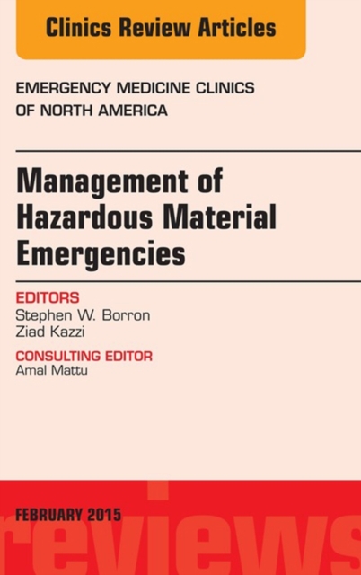 Book Cover for Management of Hazardous Material Emergencies, An Issue of Emergency Medicine Clinics of North America by Borron, Stephen W.