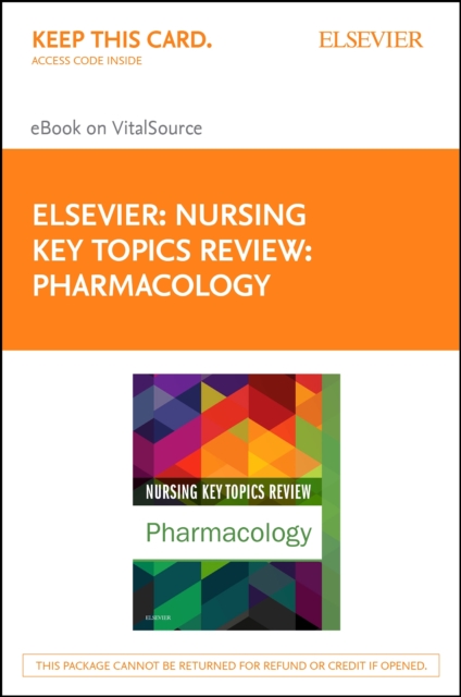 Book Cover for Nursing Key Topics Review: Pharmacology by Elsevier Inc