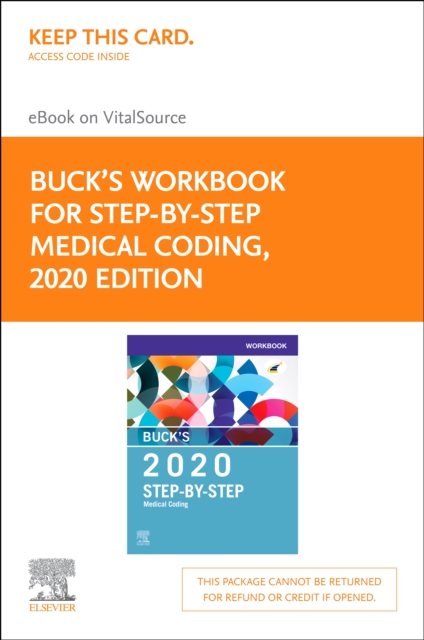 Book Cover for Buck's Workbook for Step-by-Step Medical Coding, 2020 Edition E-Book by Elsevier