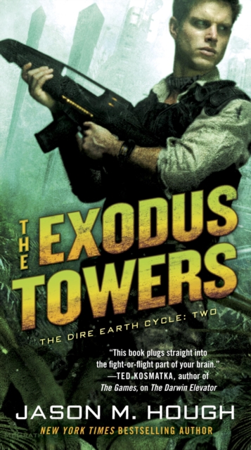 Book Cover for Exodus Towers by Jason M. Hough