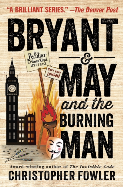 Book Cover for Bryant & May and the Burning Man by Christopher Fowler