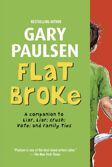 Book Cover for Flat Broke by Paulsen, Gary