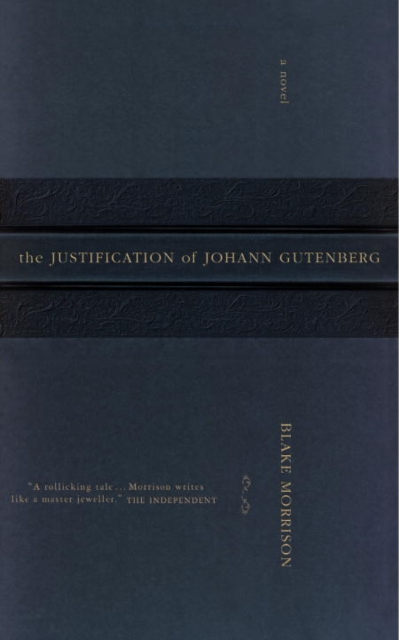 Book Cover for Justification of Johann Gutenberg by Morrison, Blake